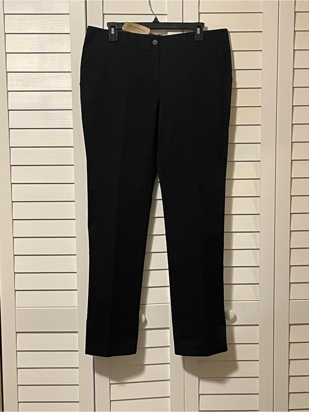 Tommy Bahama Black Sail Away Twill Boyfriend Pants